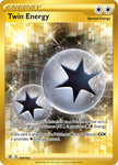 Twin Energy 209/192 Gold Secret Rare - Pokemon Card - SWSH - Rebel Clash