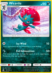 Weavile 74/156 Holo Rare - Pokemon Card - SM - Ultra Prism
